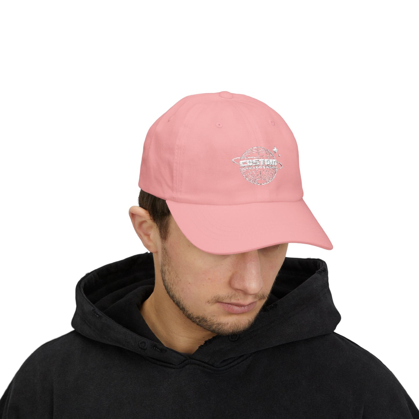 Classic Dad Cap with Custom Planet Design