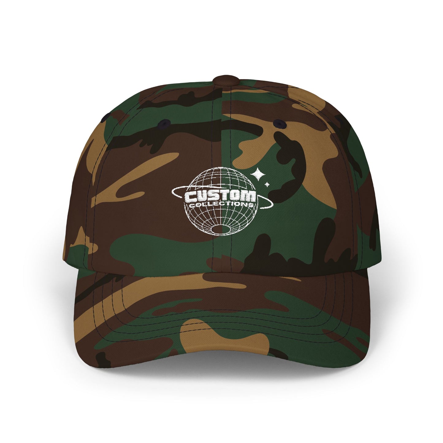 Classic Dad Cap with Custom Planet Design
