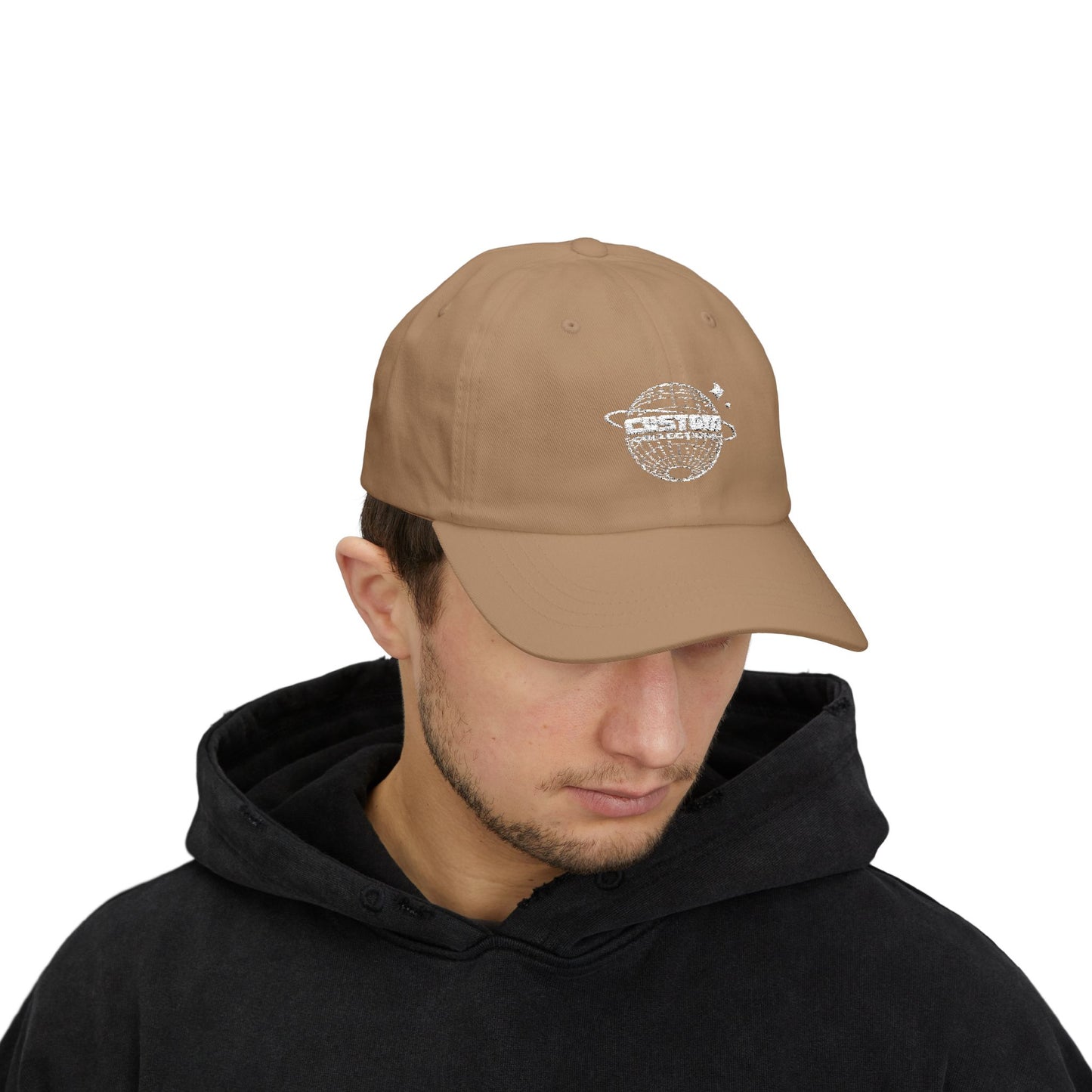 Classic Dad Cap with Custom Planet Design