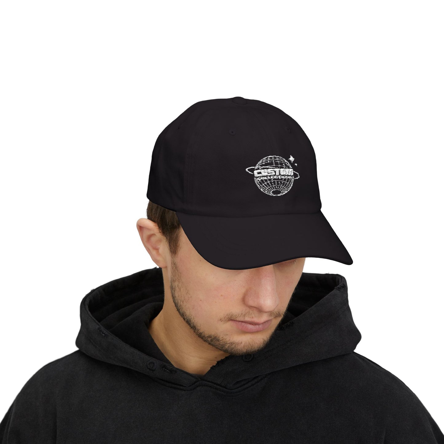 Classic Dad Cap with Custom Planet Design