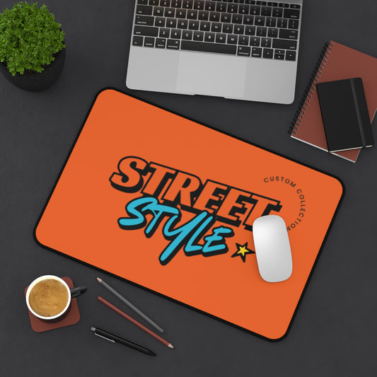 Stylish Desk Mat - Street Style, Office Decor, Gaming Accessories, Student Supplies, Gift for Creatives, Custom Workspace